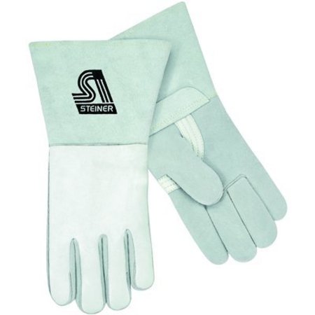 STEINER INDUSTRIES PREM GRAIN ELKSKIN BACK WELDING GLOVES SB7502-L